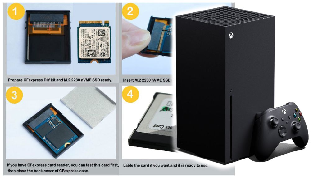 Convertisseur de SSD M.2 pour Xbox Series X|S : une entreprise chinoise l’a fait !