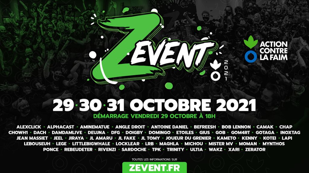 Z Event 2021 : les dates, liste des streamers et streameuses et concert surprise