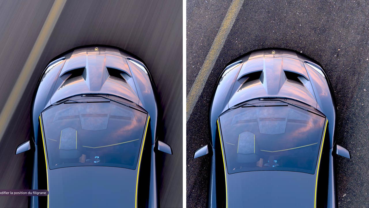 Forza Horizon 5 - différents niveaux de vitesse d'obturation