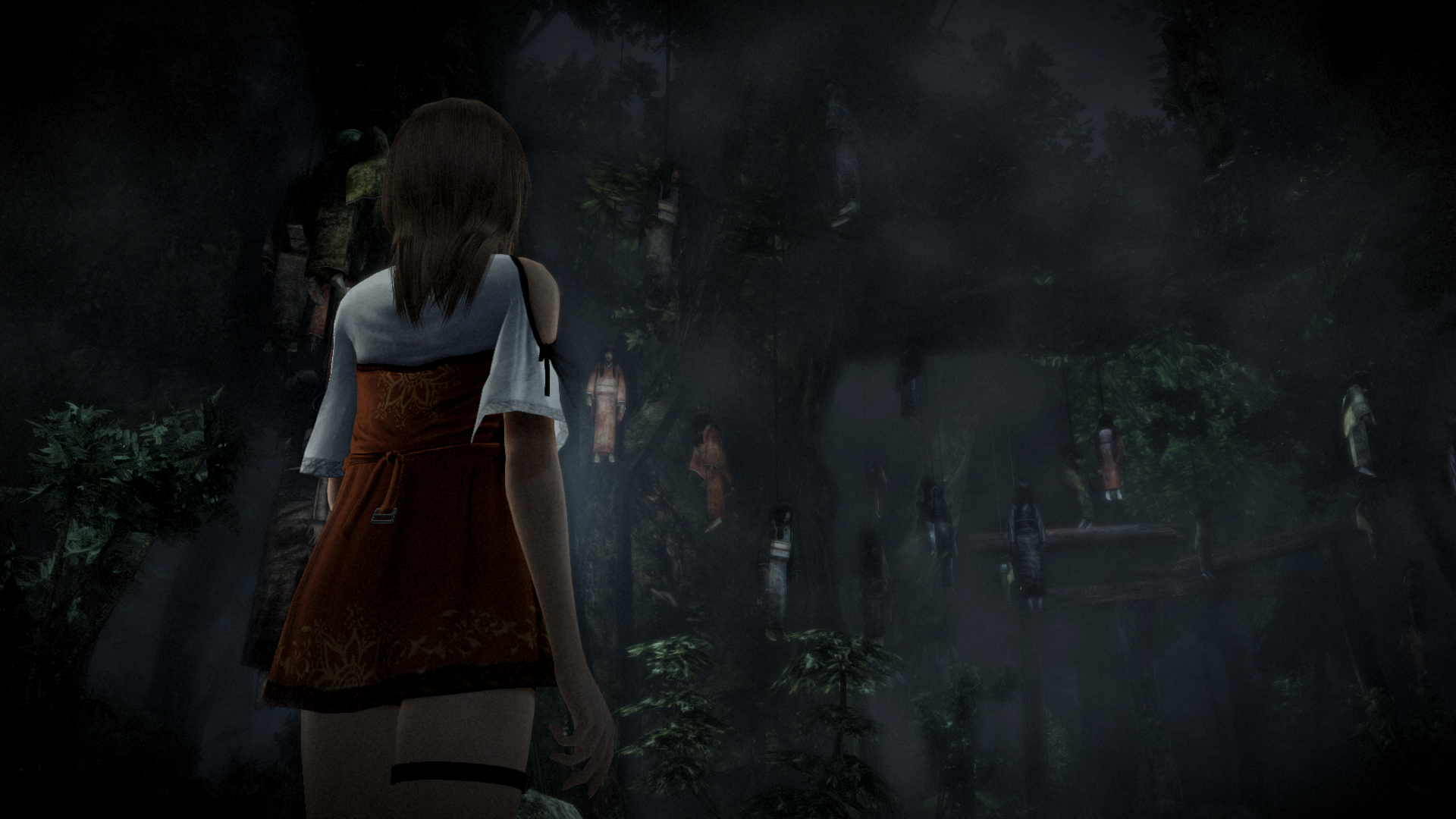 On retrouve clairement l'inspiration d'Aokigahara