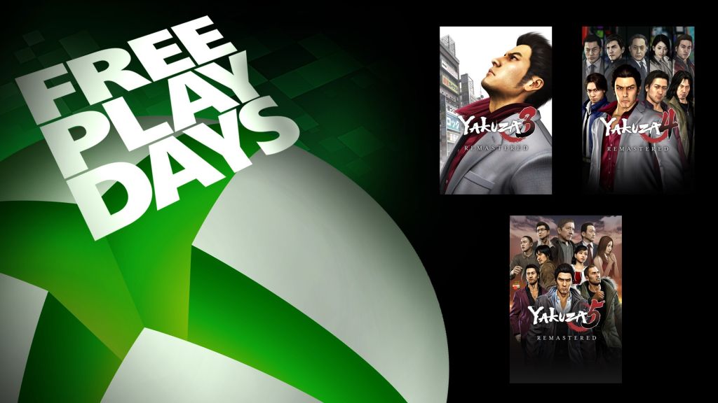Xbox Free Play Days : 3 jeux Yakuza sont jouables gratuitement ce week-end