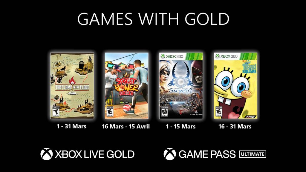 Games With Gold mars 2022 : la liste des 4 jeux Xbox gratuits