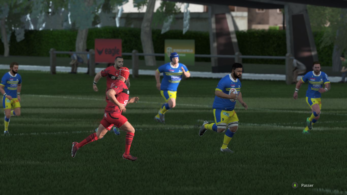 Les différences de gabarit des joueurs sont respectées
