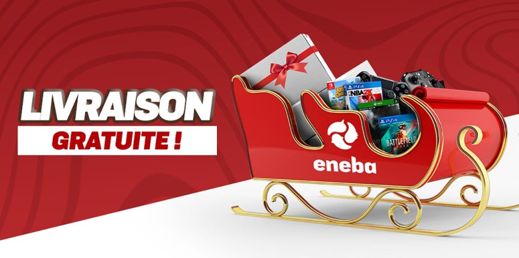 Livraison gratuite sur Eneba sur tous les produits physiques (sponso)