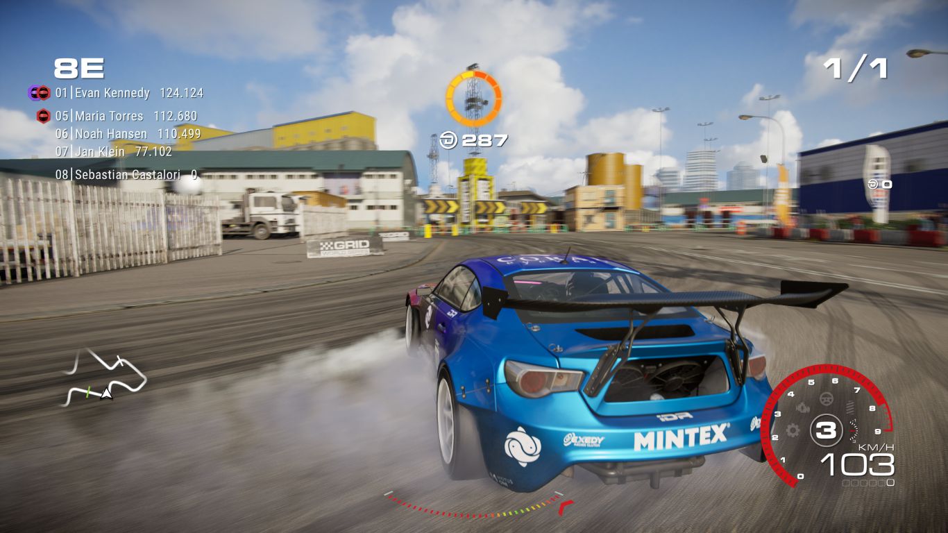 Drift dans les docks de Yoko