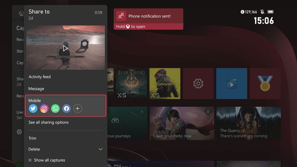 Le partage direct de photos/vidéos Xbox sur Twitter sera finalement conservé