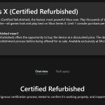 Des Xbox Series X reconditionnées sont vendues £419.99 par Microsoft UK