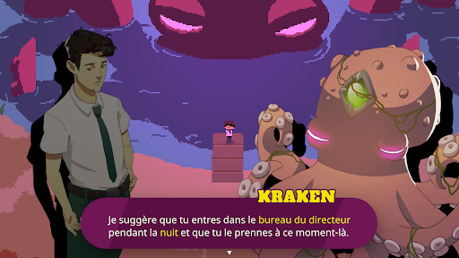 Des indices sont surlignés lors des phases de dialogue.