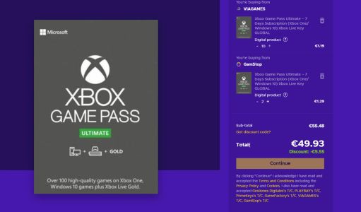 Bon plan : Abonnement Xbox Live Gold pas cher : 12 mois pour 39,89 € au lieu de 59,99 €