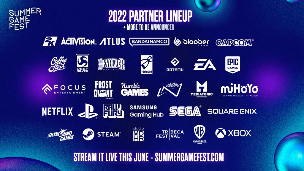 Summer Game Fest 2022 : 30 développeurs et éditeurs de jeu vidéo attendus