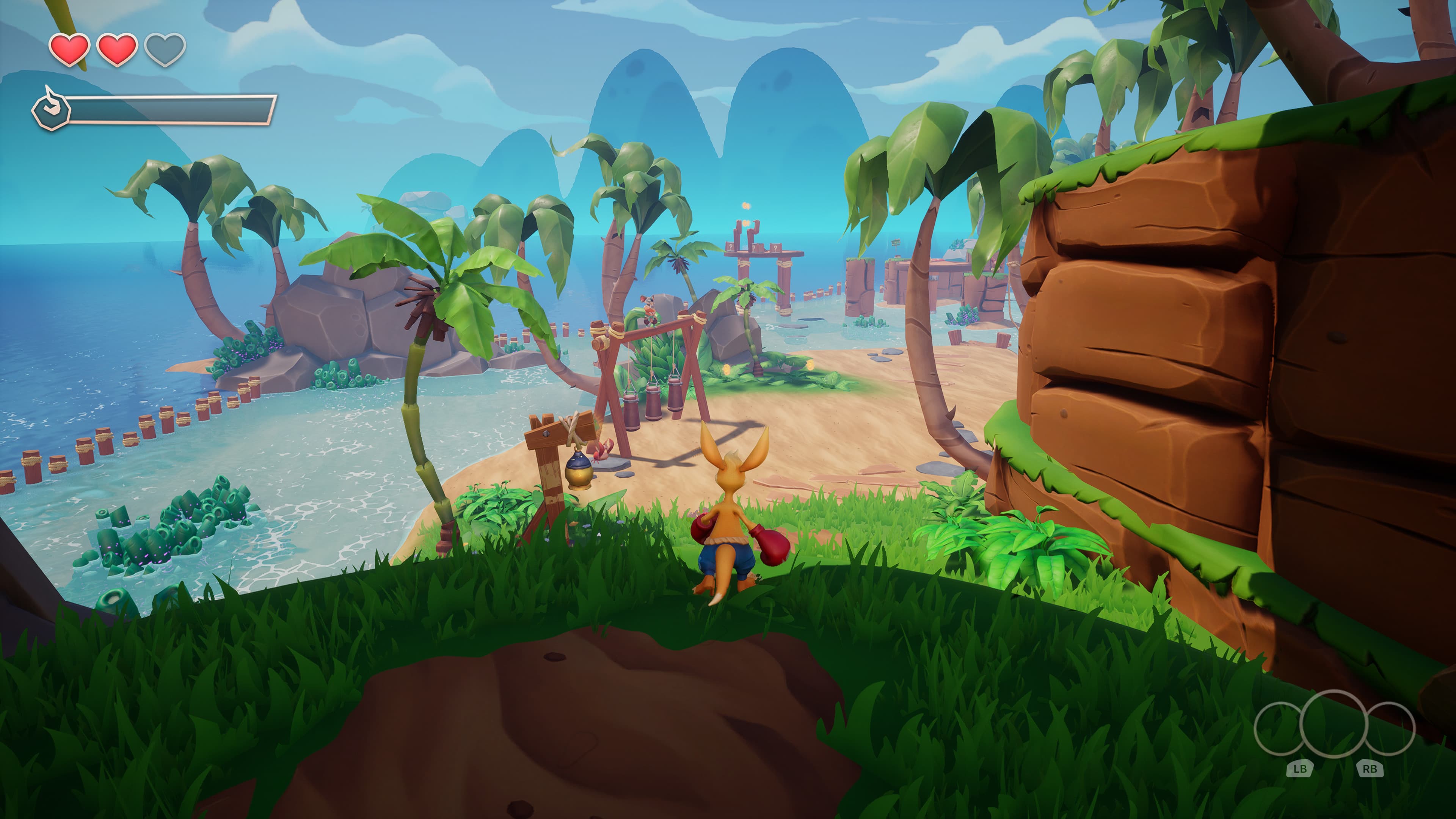 L'île d'Hopalloo fait office de tutoriel.