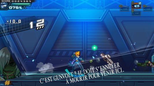 Test : Test – Azure Striker GUNVOLT 2 – La foudre frappe toujours deux fois