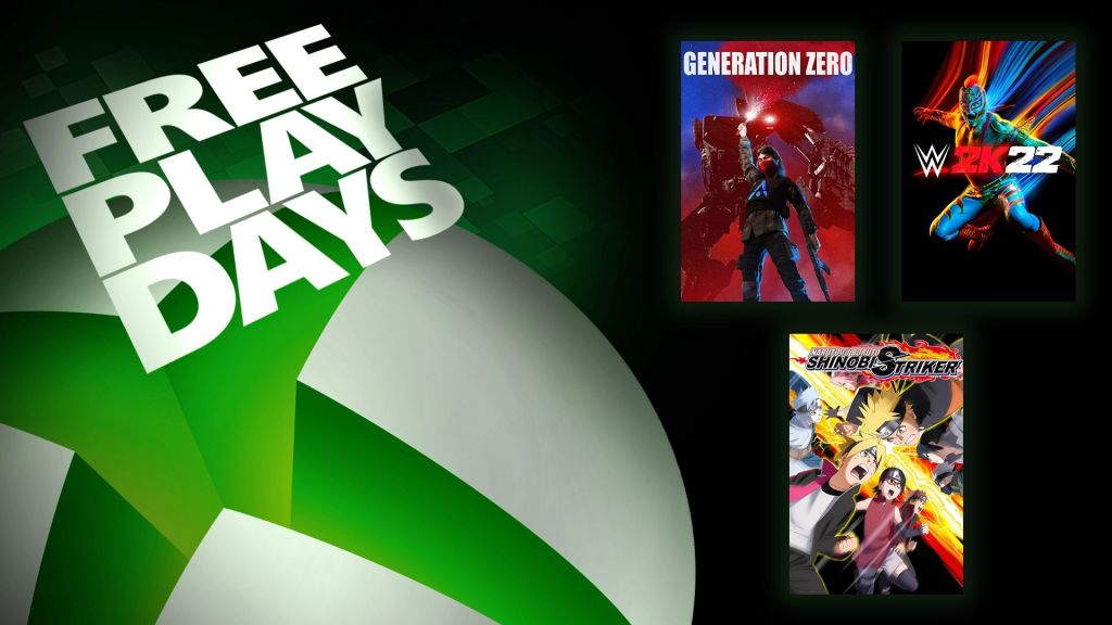 Xbox Free Play Days : 3 jeux sont gratuits ce week-end dont WWE 2K22
