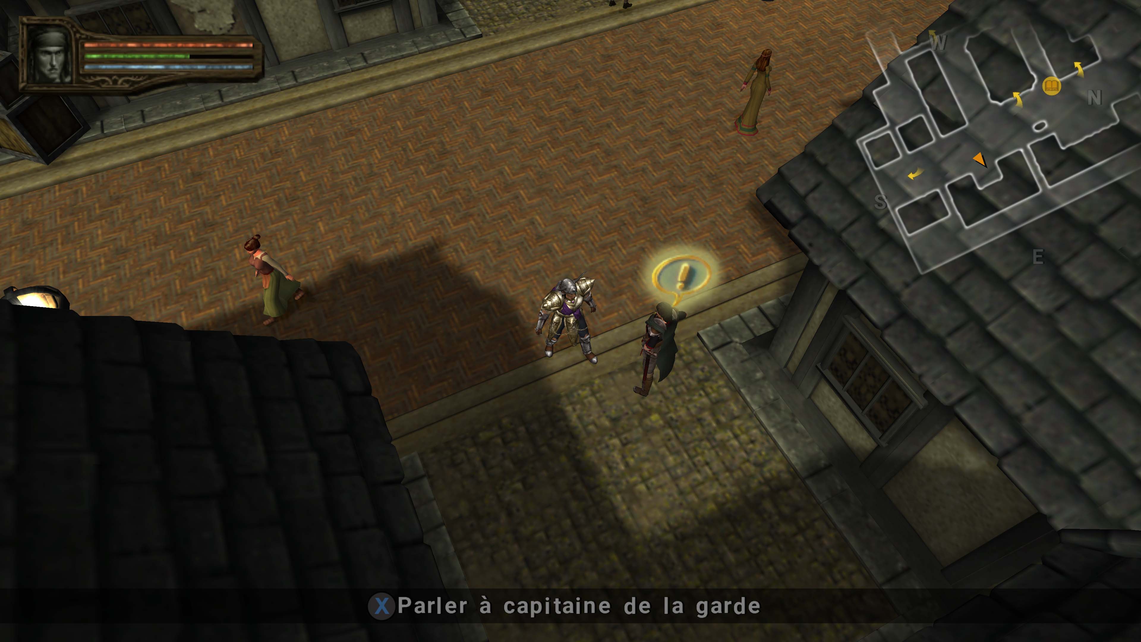 Je crois que cet homme veut nous parler.