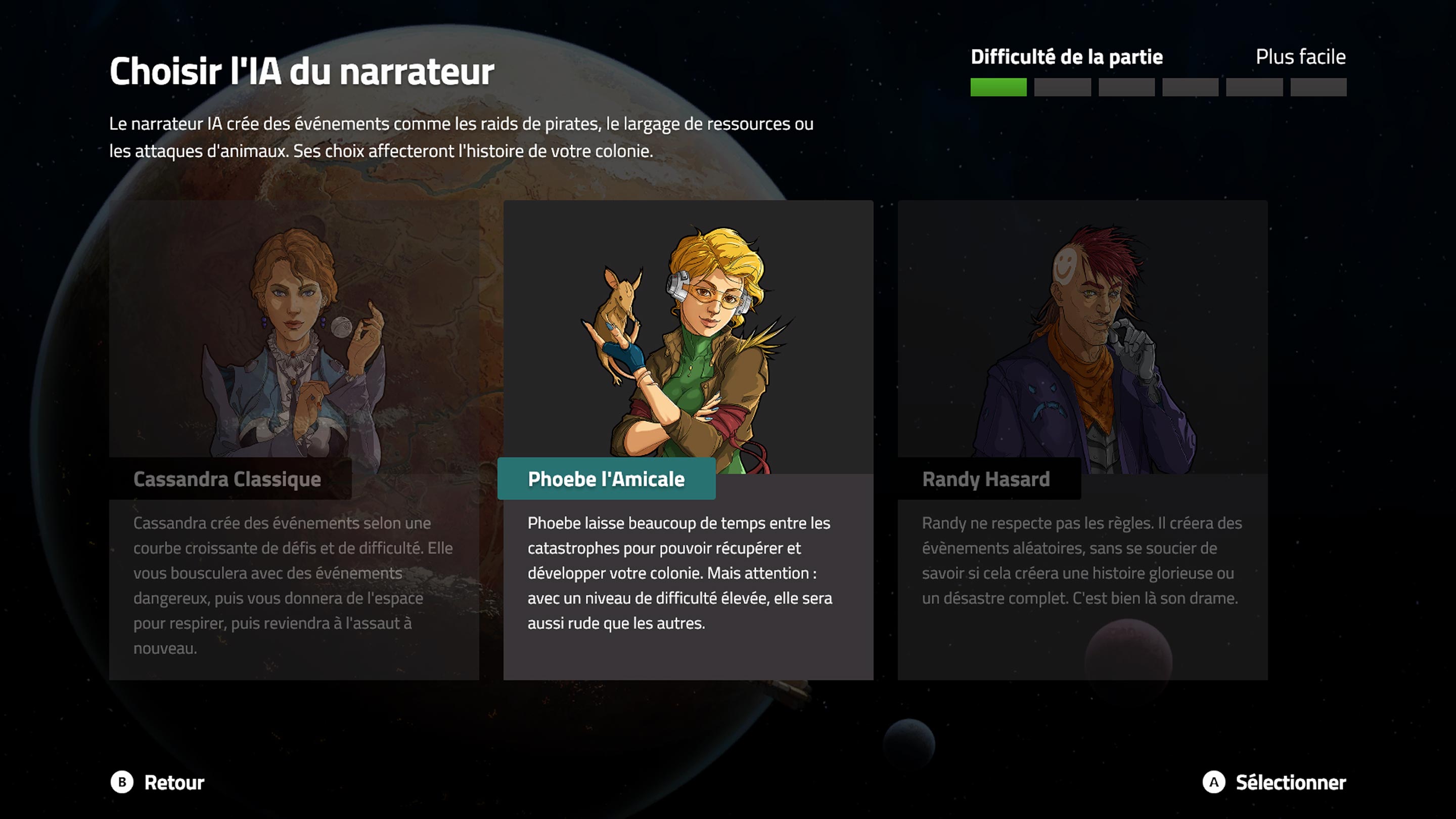 Le choix du narrateur détermine l'I.A