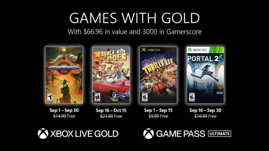 News : Games With Gold septembre 2022 : la liste des 4 jeux Xbox gratuits