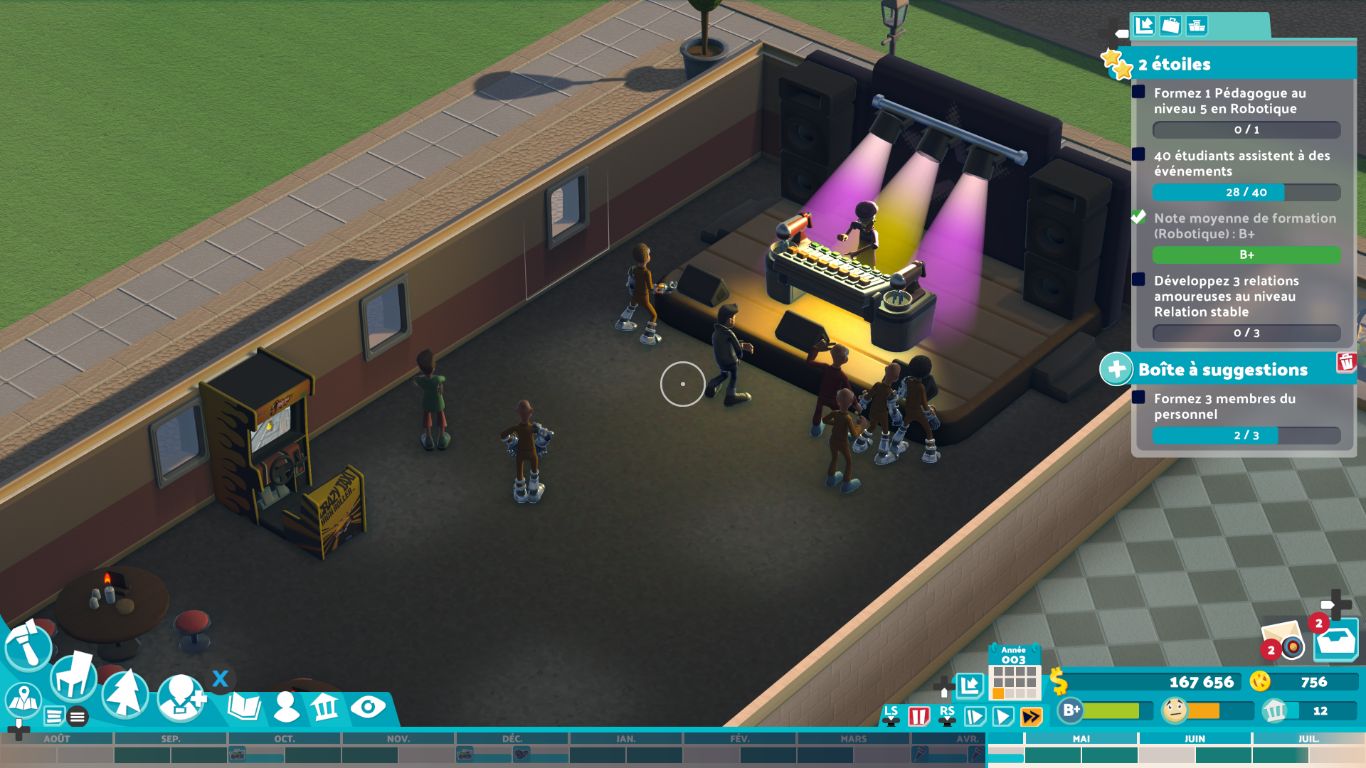 Une borne d'arcade Crazy Taxi, le campus rêvé