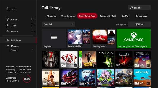 News : Xbox teste une nouvelle interface pour la bibliothèque de jeux