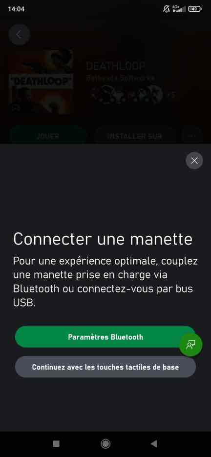 L’application Xbox Game Pass bêta permet de jouer à tous les jeux sur mobile en tactile