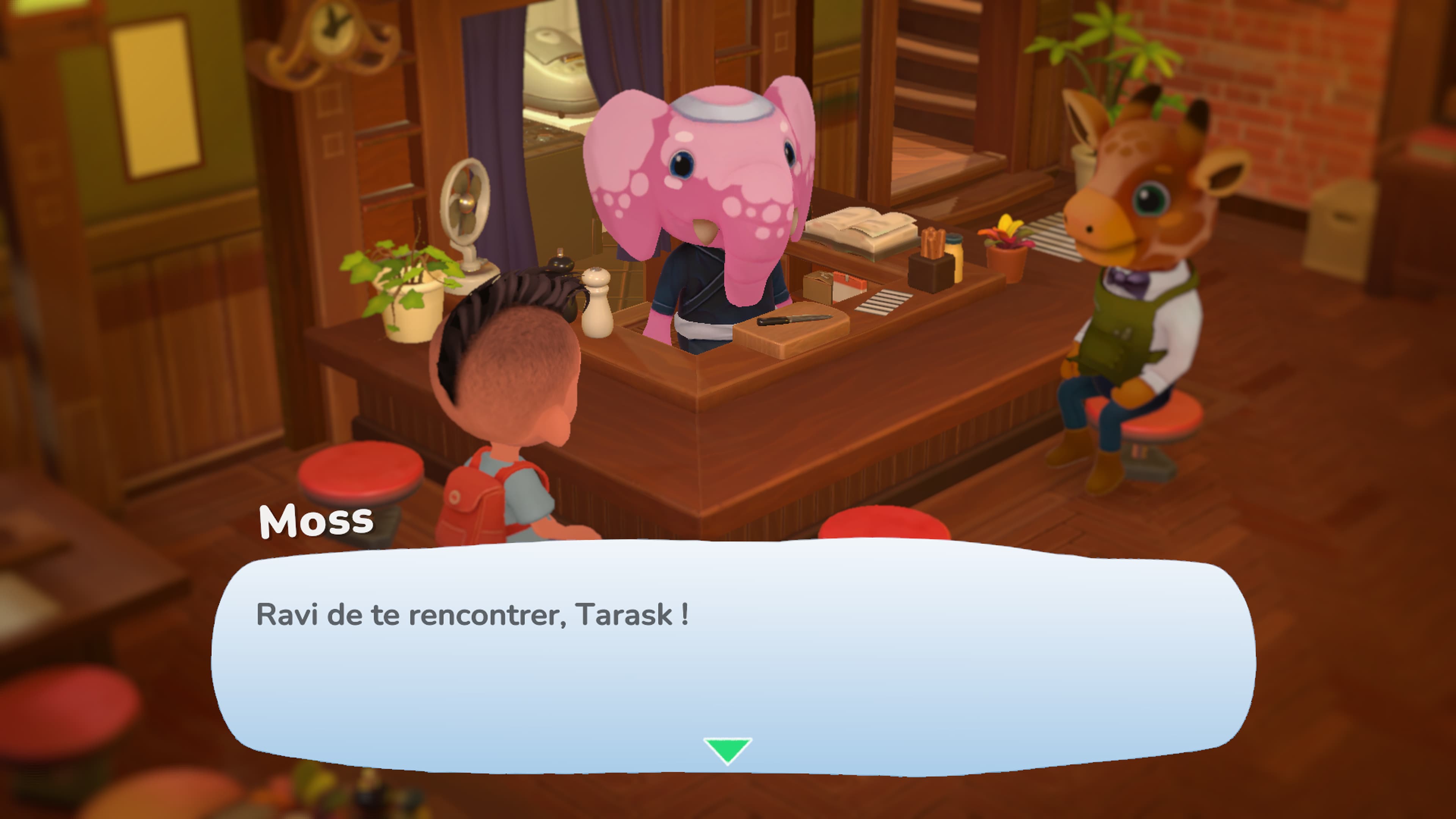 L'accueil est chaleureux.