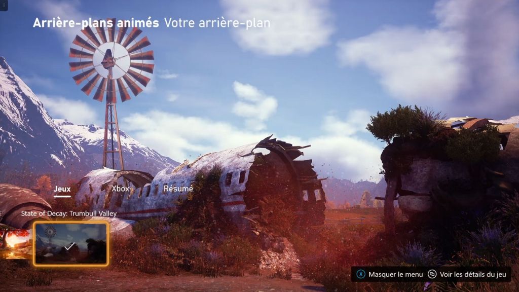 Un fond d’écran dynamique State of Decay est disponible sur Xbox Series X|S