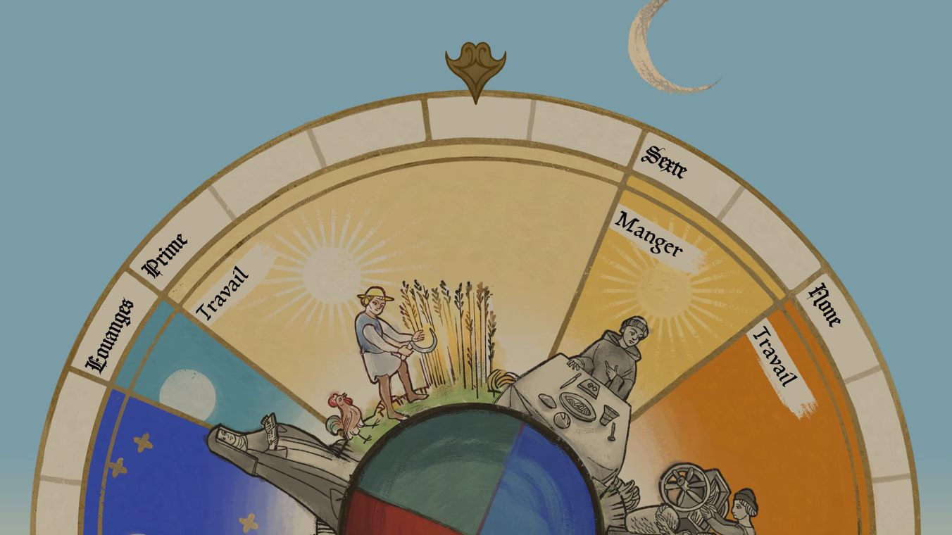 La roue du temps donne un aperçu du timing restant.
