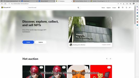Une marketplace dédiée aux NFT repérée chez Microsoft