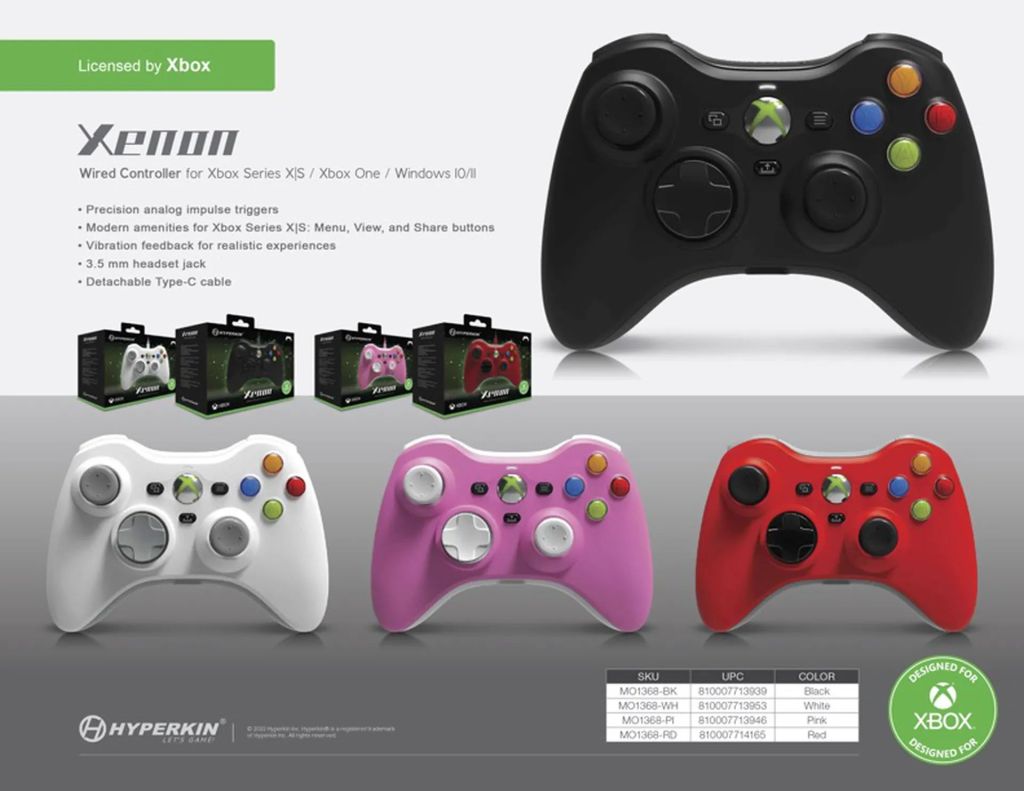 Après la Duke, la manette Xbox 360 va également faire son grand retour