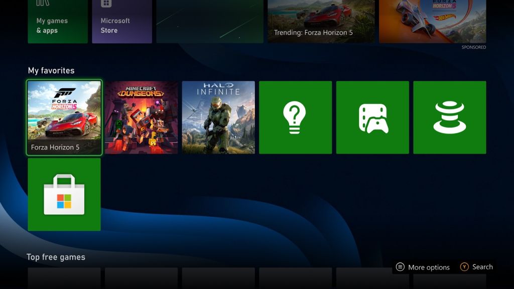 Dashboard Xbox : nouvelles options et bientôt plus de place pour l&rsquo;image