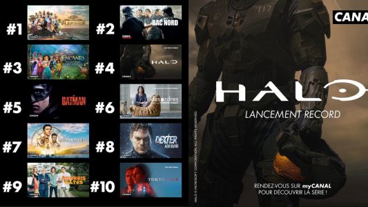 News : La série TV Halo figure parmi les contenus les plus plébiscités de Canal+ en 2022