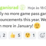 Fini les jeux Xbox Game Pass en décembre, rendez-vous en janvier