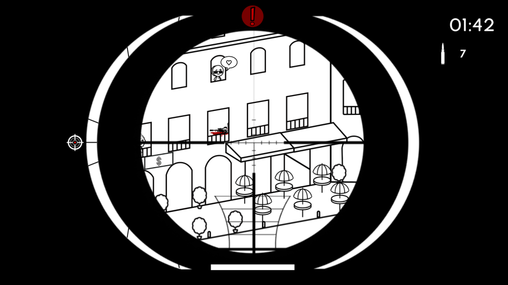 Test - Geometric Sniper - Blood in Paris - Un impact à peine plus grand qu’une pièce de 2€ !  
