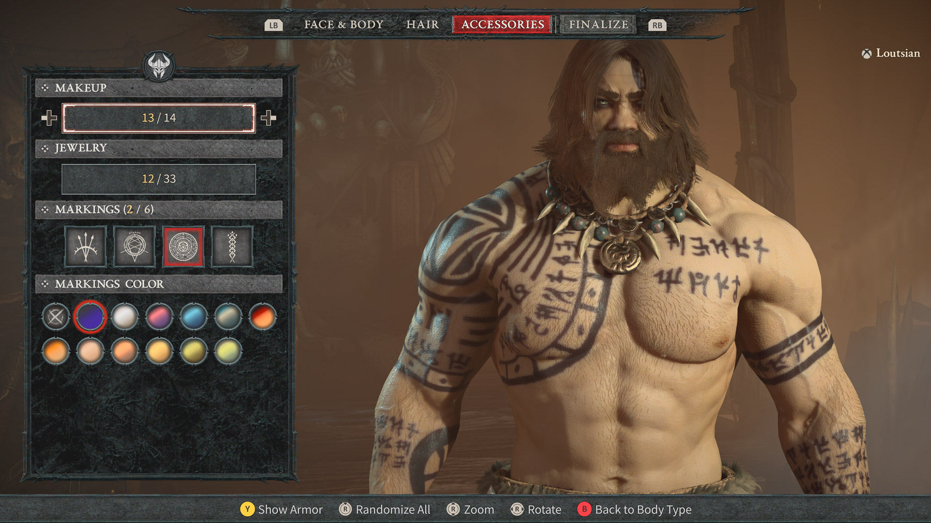 On peut même customiser notre personnage !