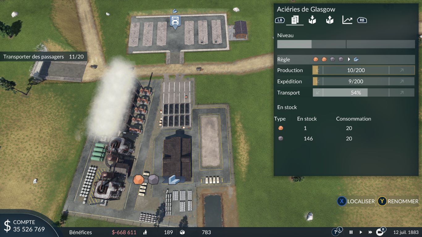 Desservir les usines, le nerf de la guerre