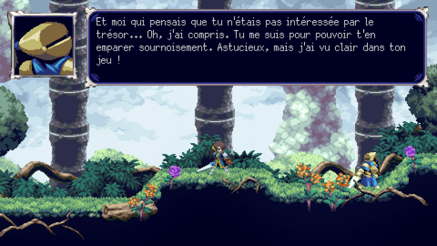 Un énervant petit voleur en armure