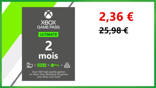 Bon plan : Super Plan : 2 mois de Xbox Game Pass Ultimate pour 2,36 € !