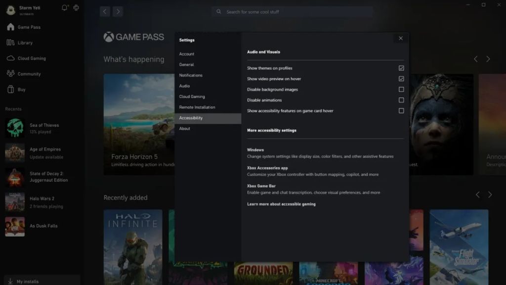 Mise à jour de l’application Xbox PC : bugs, jeux… détail des nouveautés