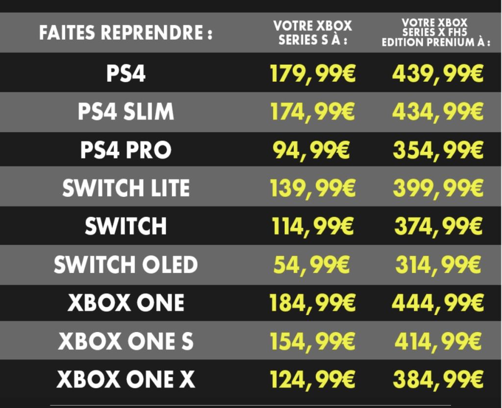 Micromania lance un boost de reprise pour l&rsquo;achat d&rsquo;une console Xbox Series