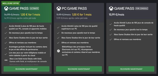 News : Xbox Game Pass Ultimate : la conversion via le Gold devient moins intéressante
