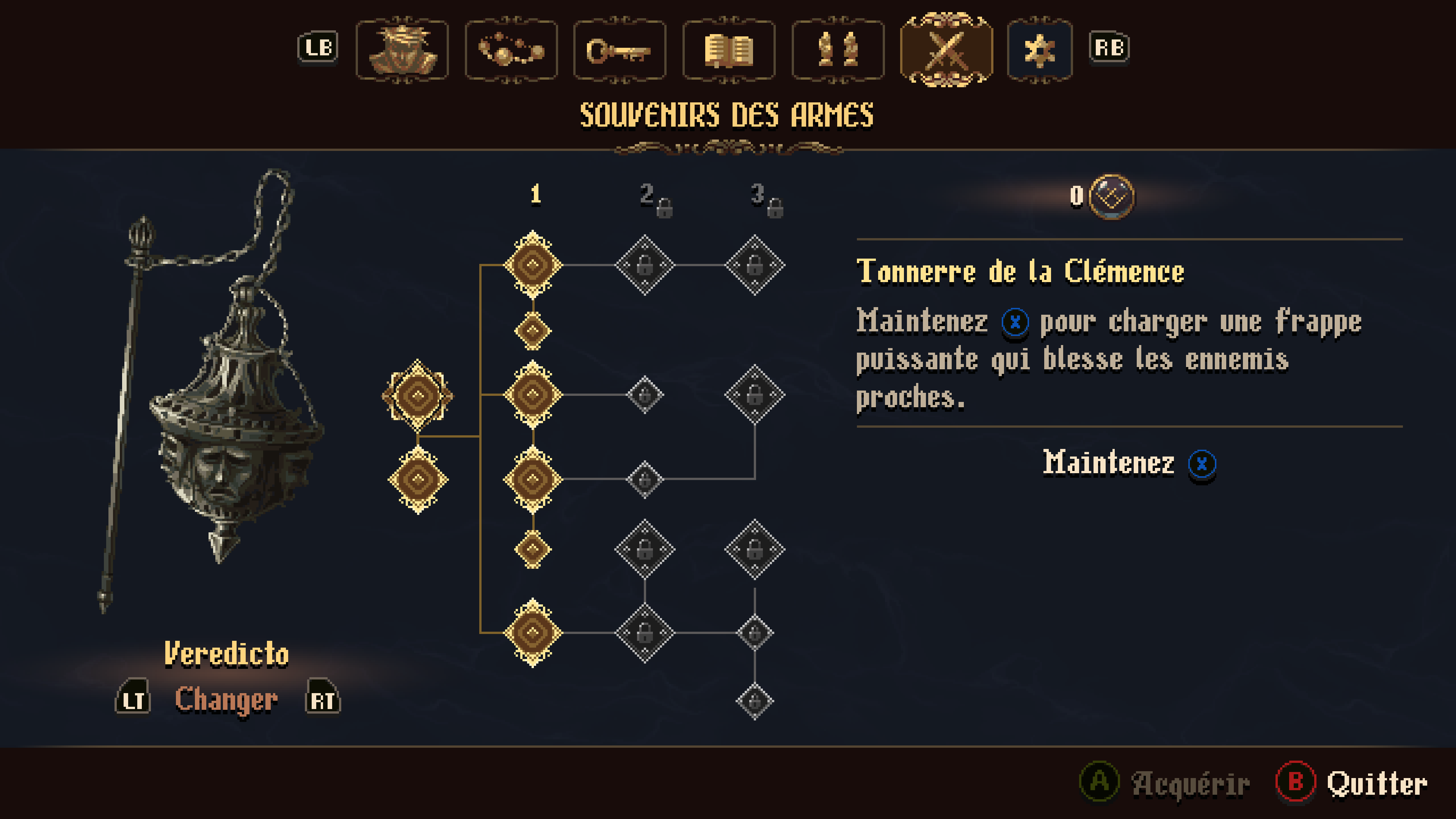 Disposant d'un arbre de compétence propre