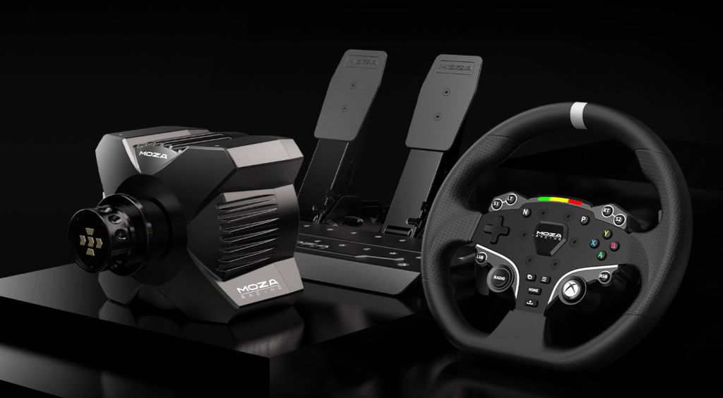 MOZA R3 : le volant + pédalier officialisé sur Xbox
