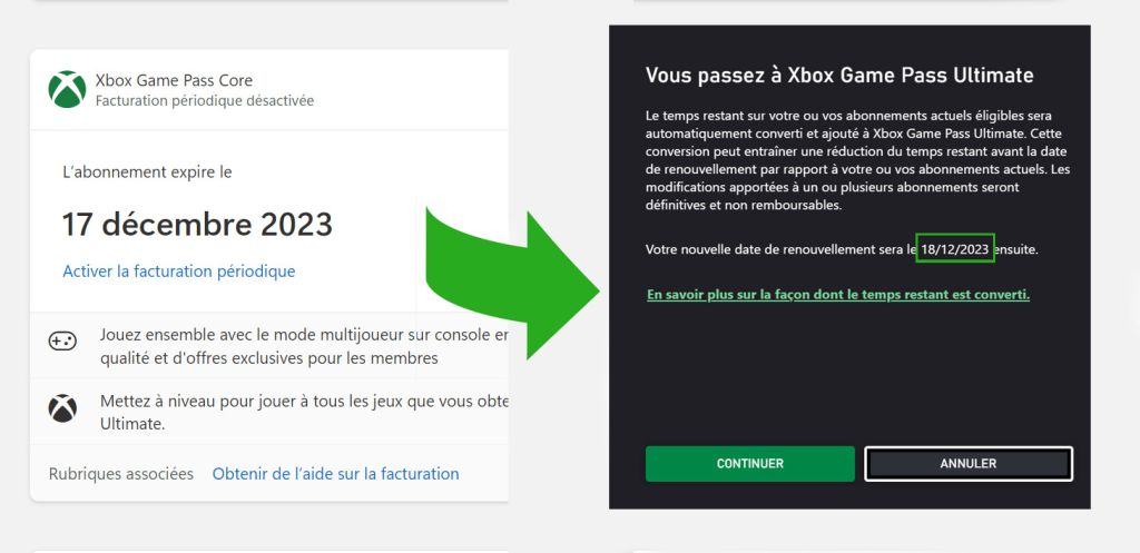 Xbox Game Pass Core / Gold / Ultimate : on a testé les conversions !