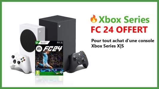 Bon plan : Bon Plan : EA Sports FC 24 offert pour l&rsquo;achat d&rsquo;une console Xbox Series !