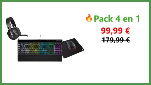 News : Black Friday : un pack Corsair avec clavier, souris, casque et tapis à prix cassé !