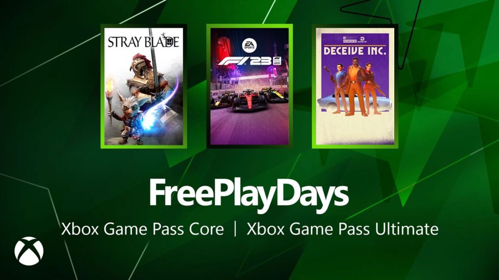 Xbox Free Play Days : 3 jeux sont gratuits ce week-end, dont F1 23