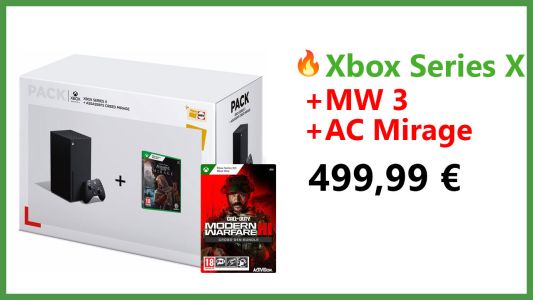 News : Black Friday : Xbox Series X + MW3 + Assassin’s Creed Mirage à 499,99 € chez Fnac !