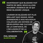 Le patron de Xbox évoque le futur de Blizzard à la BlizzCon 2023
