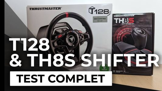 Test : Test – Volant T128 Thrustmaster & levier TH8S Shifter – Le volant parfait pour commencer ?