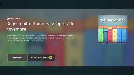 News : Bonne nouvelle, Xbox vous prévient quand l’un de vos jeux Game Pass va disparaitre