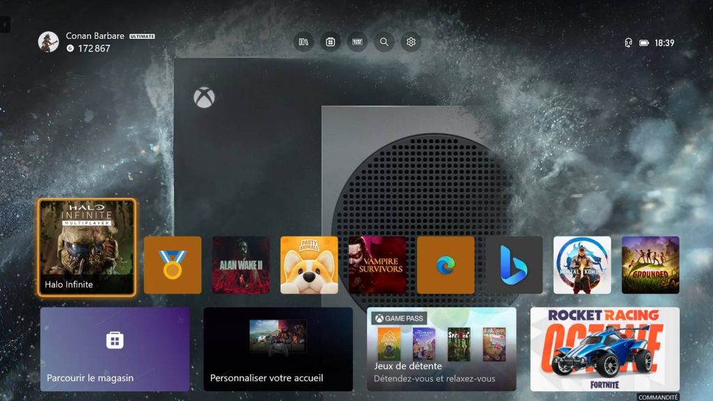 Un fond d’écran dynamique « Power Your Dreams » est disponible sur Xbox Series X|S